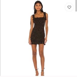 Free People Bella Flora Smocked Mini Dress